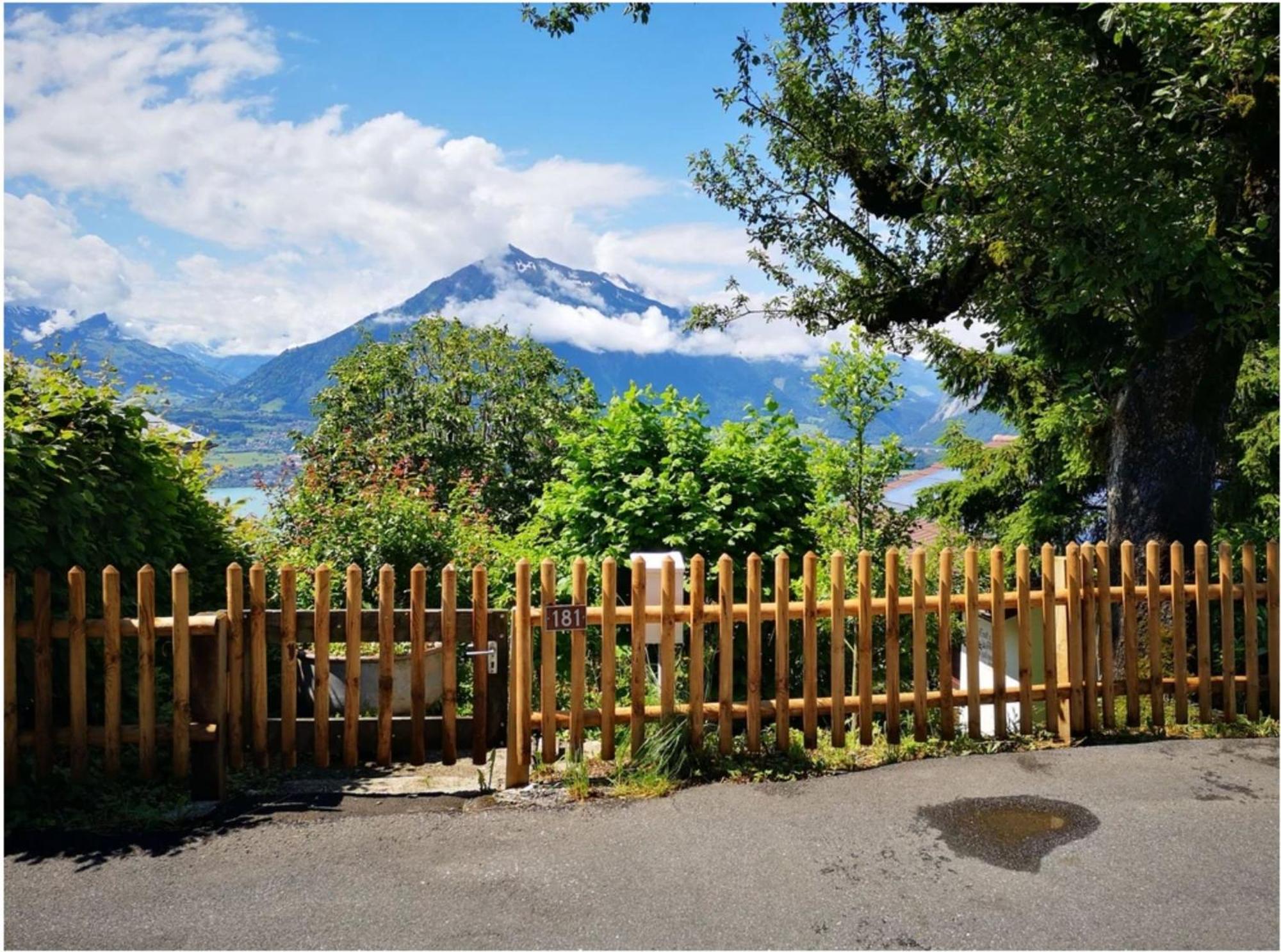 Chalet With View Of The Mountains And The Thun Lake Sigriswil Exteriör bild